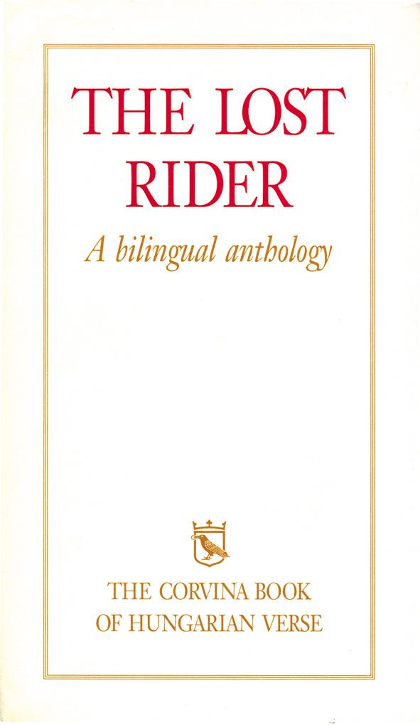  - The Lost Rider (A magyar költészet könyve, 6.kiadás)
